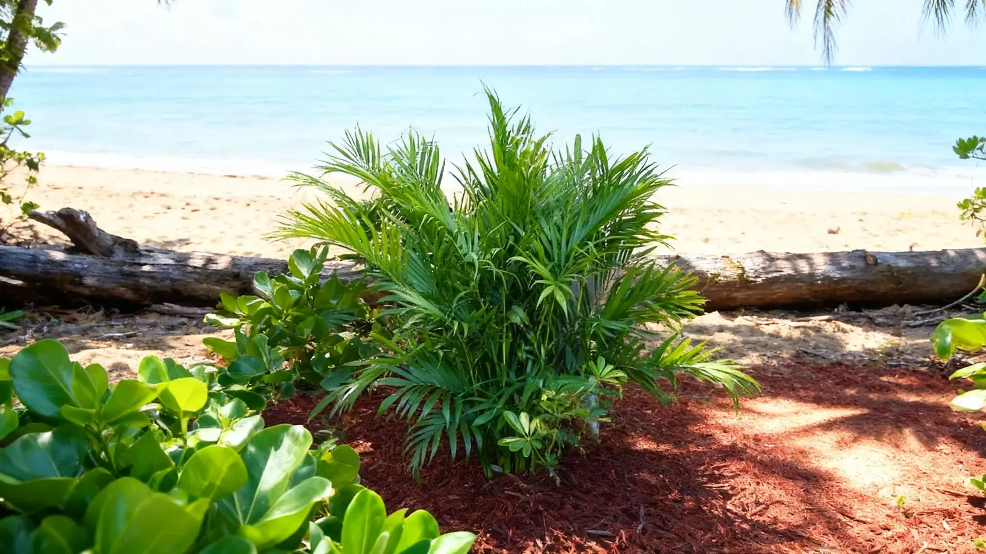 cat palm tree with dense green fronds in a natural indoor setting