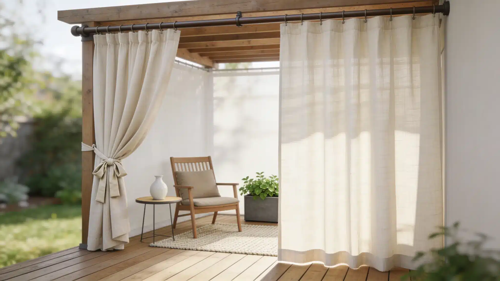 deck privacy curtains
