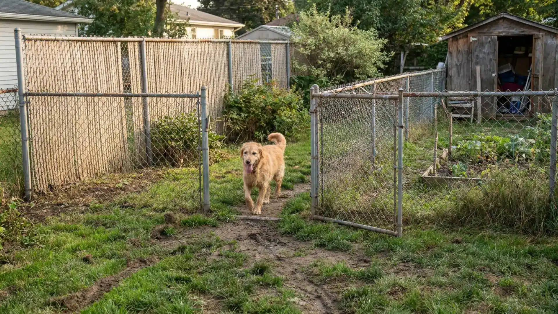 diy fence ideas chain link dog fence budget friendly secure pet enclosure with optional privacy slats or fabric covers