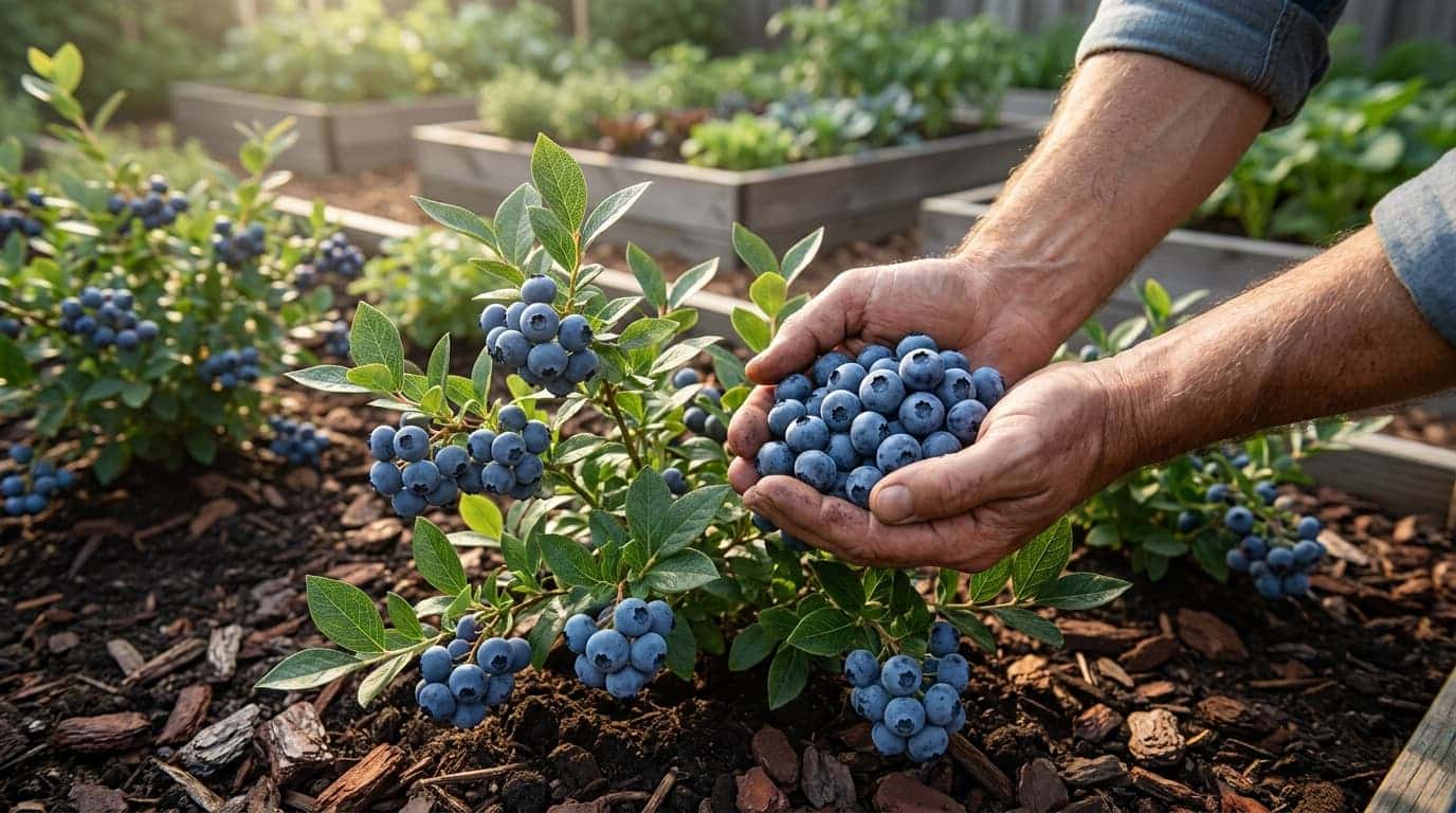 how to grow blueberries feature image