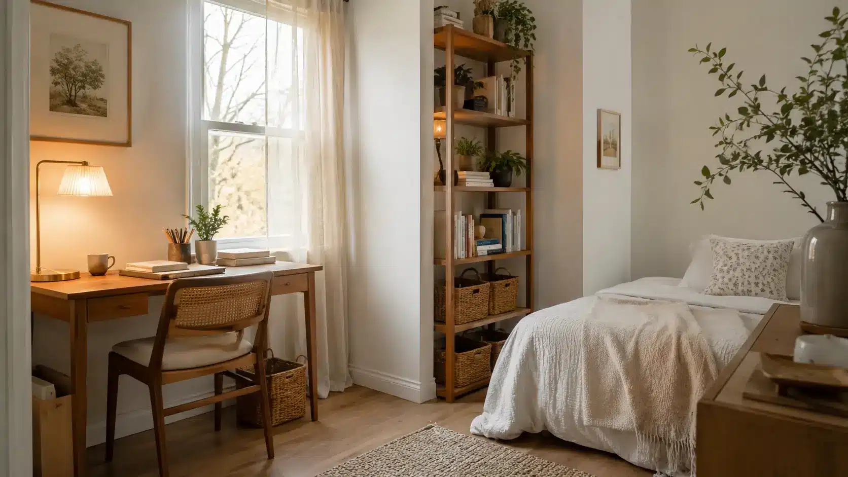 light academia in apartments and small spaces