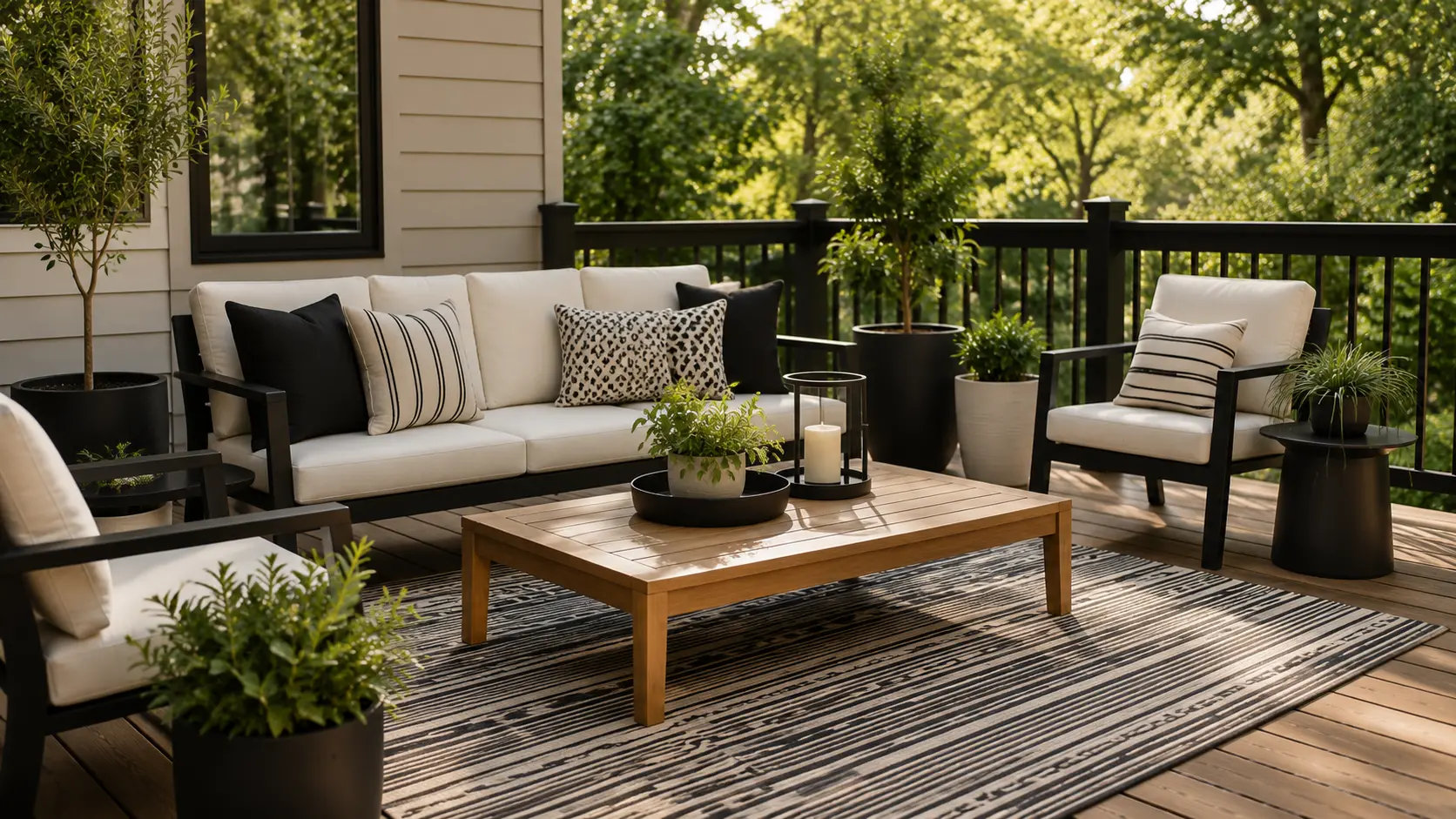 modern minimalist outdoor retreat
