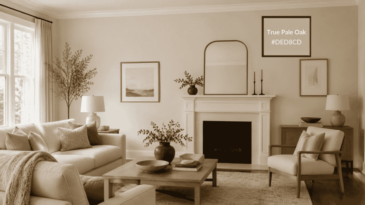 pale oak benjamin moore featuring interior guide showing lighting shifts across rooms and undertones