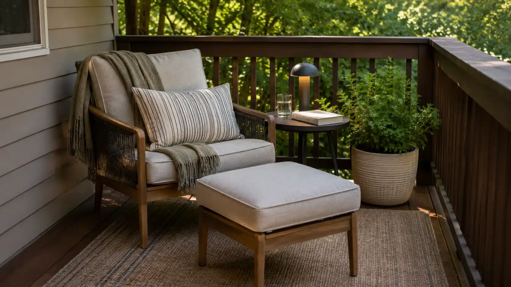 quiet deck reading nook