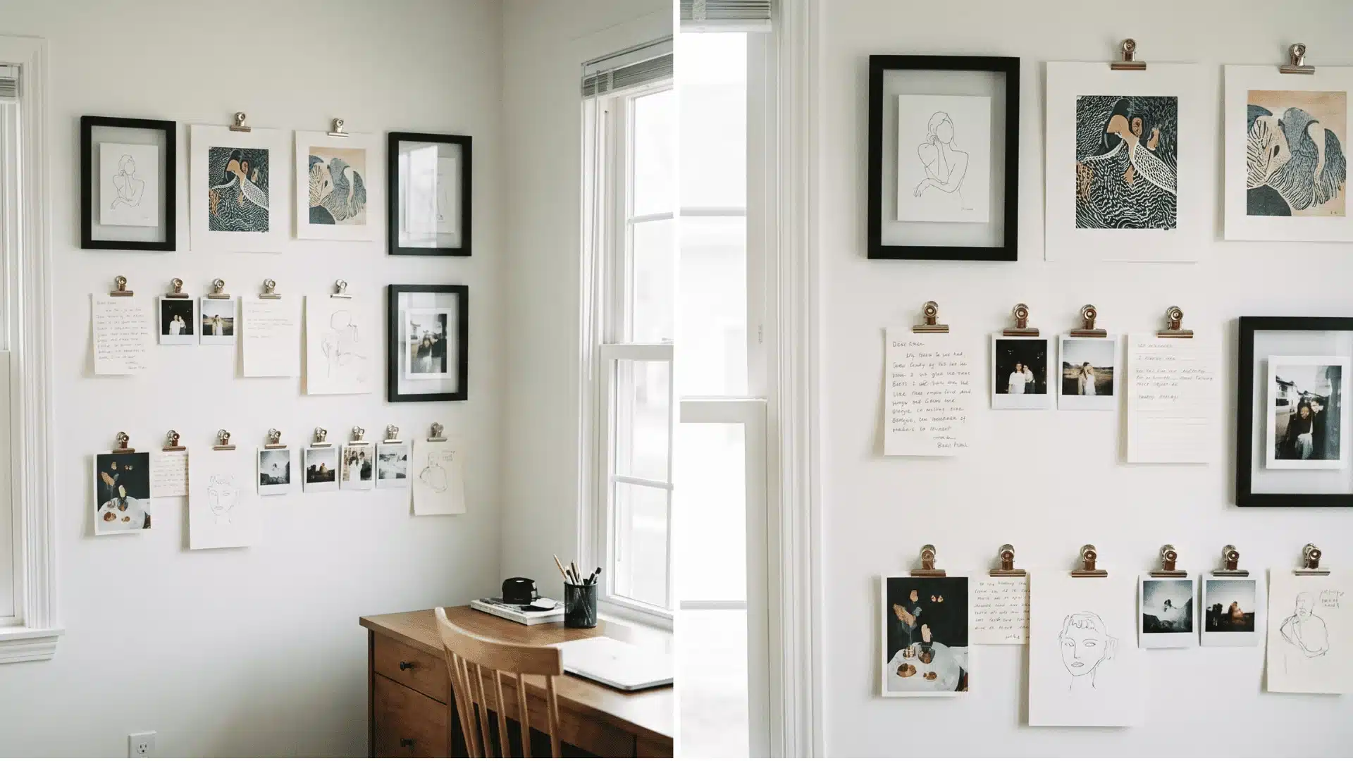 clip-hung-art-wall