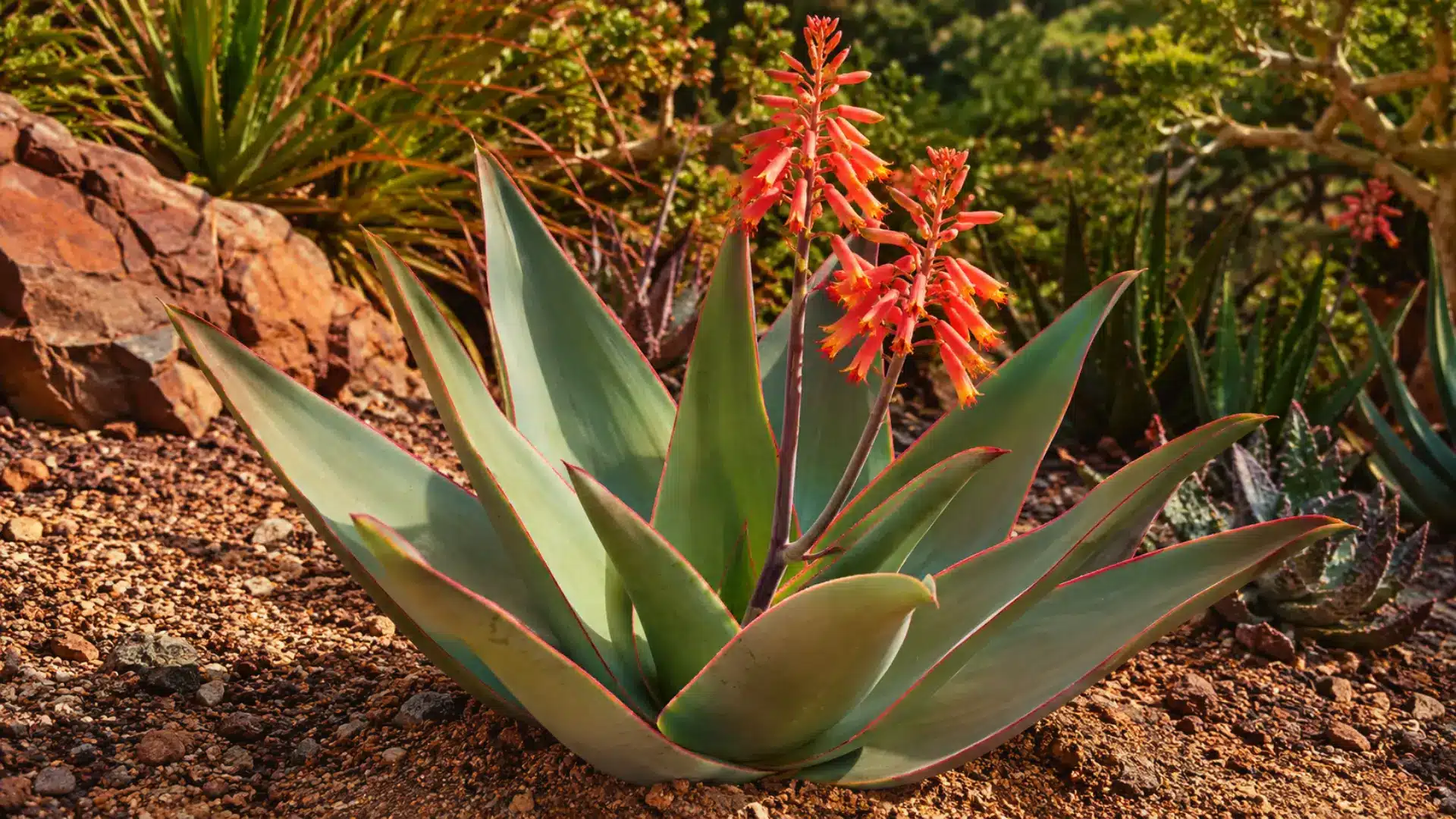 Coral-aloe