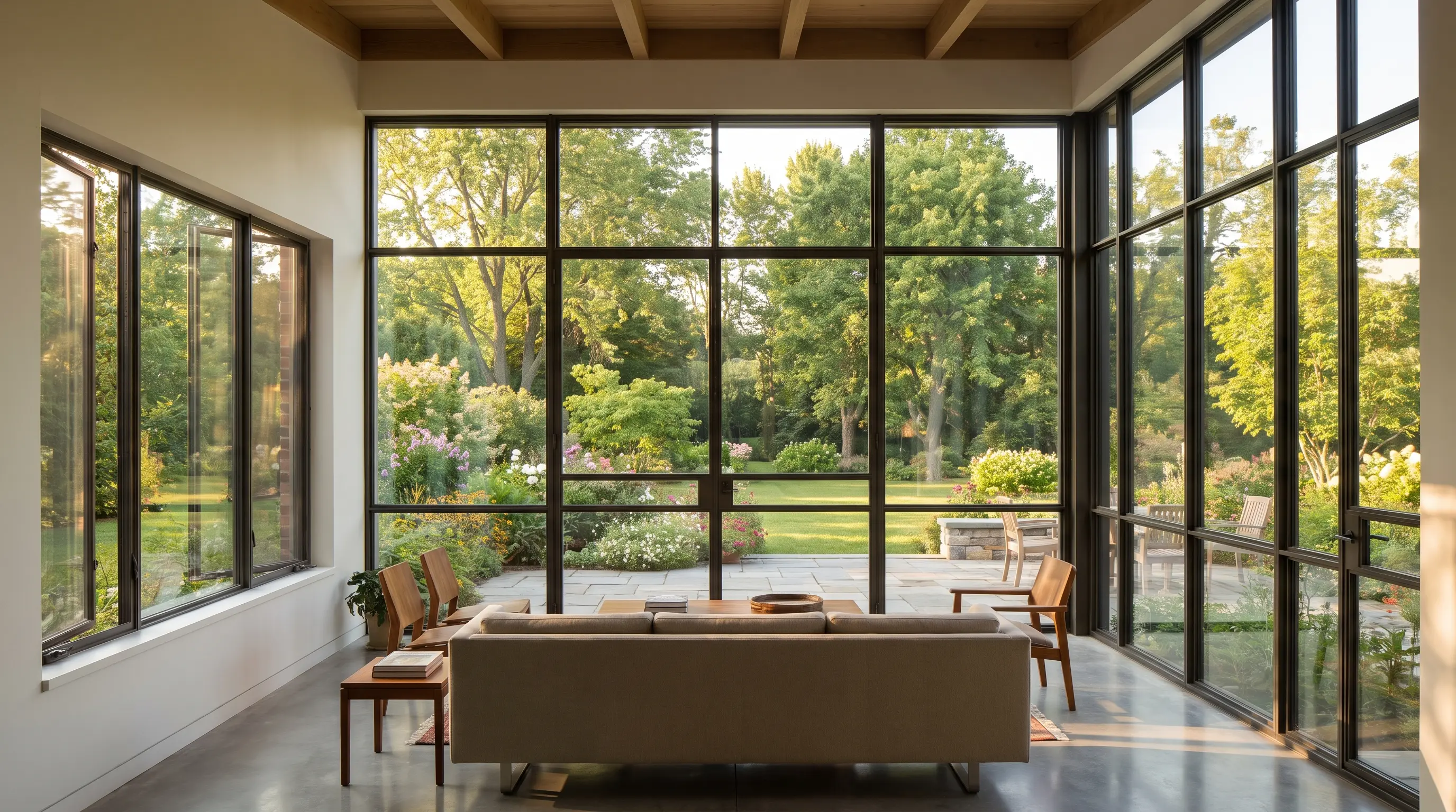 floor-to-ceiling-fixed-sunroom-window-wall