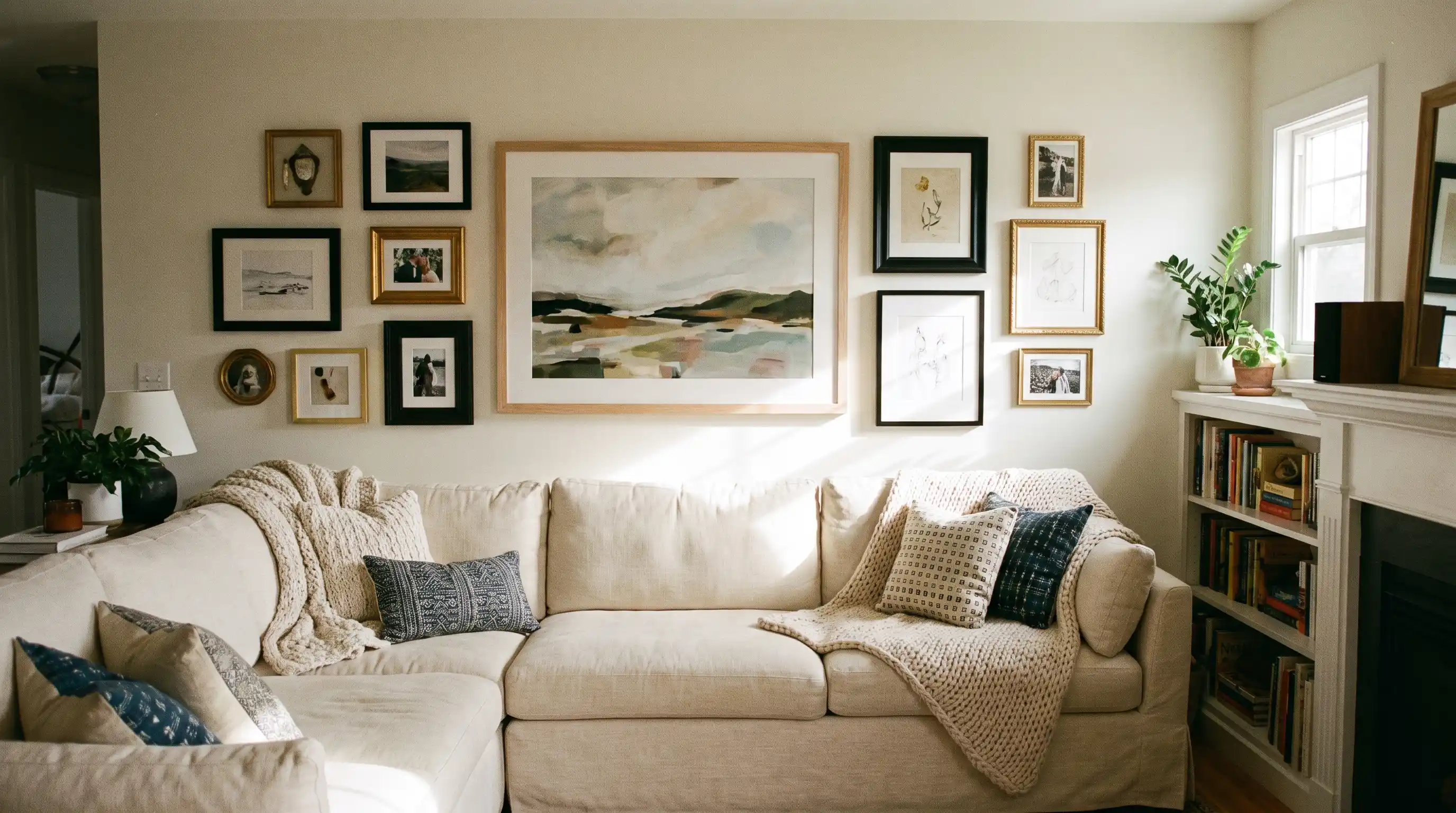 gallery-wall-above-a-sofa