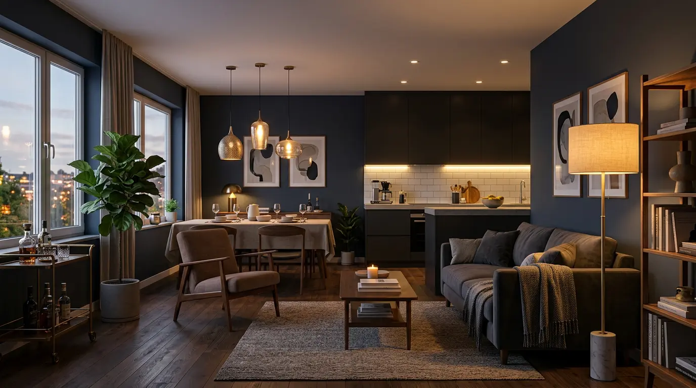 layered room lighting