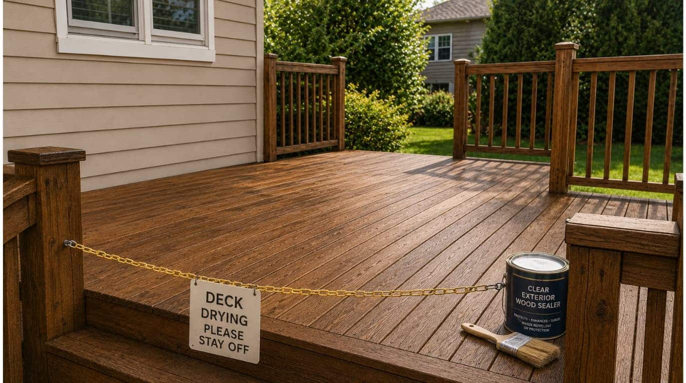 let-deck-stain-dry-and-seal