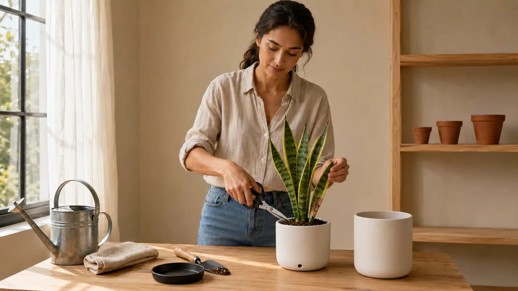 prune-damaged-snake-plant-leaf