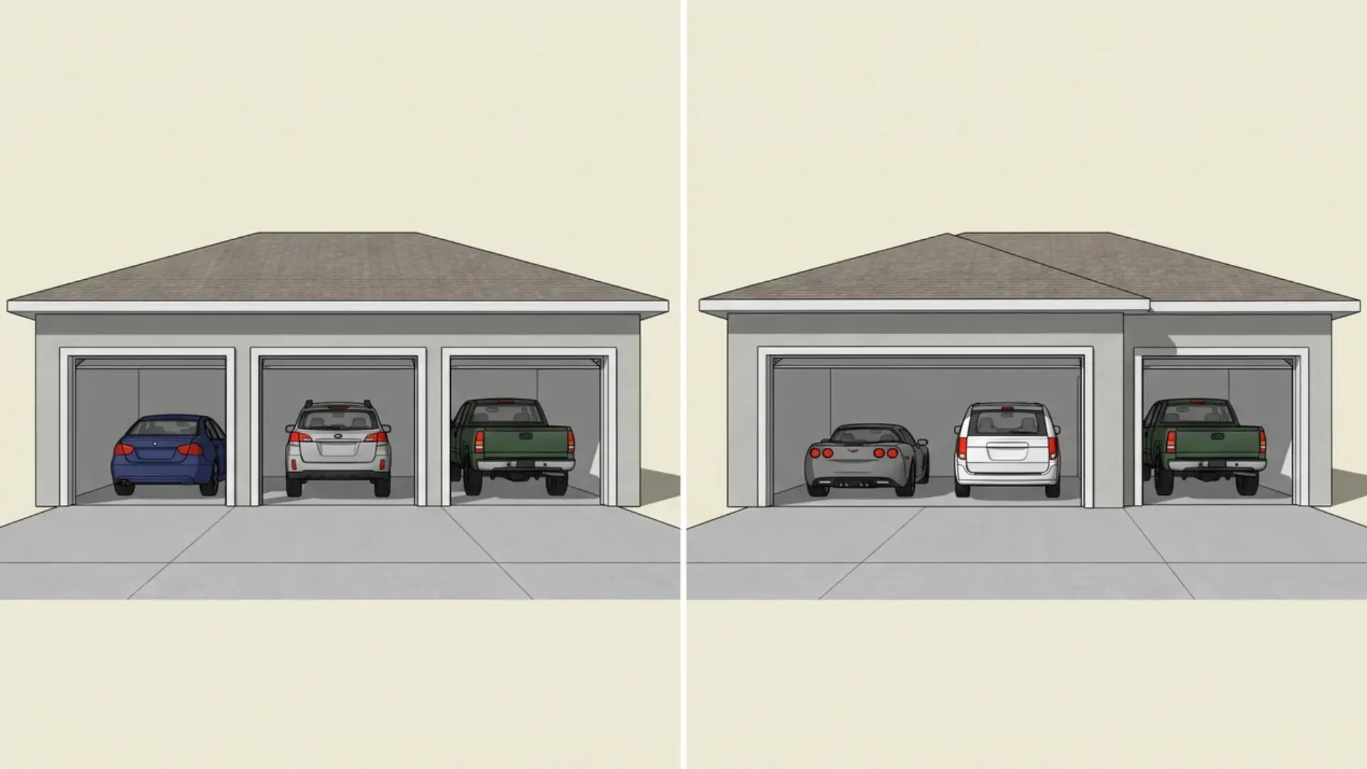 three-single-vs-double-single-garage-doors