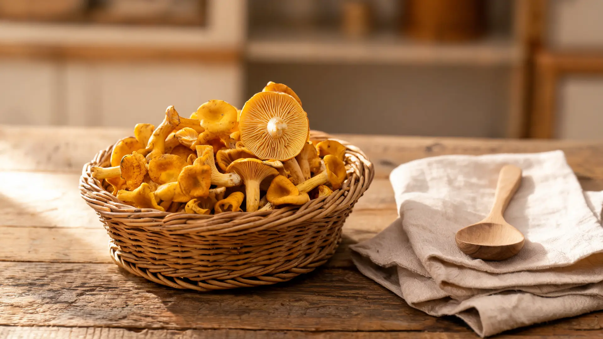 chanterelle mushrooms as a vitamin d vegetables source