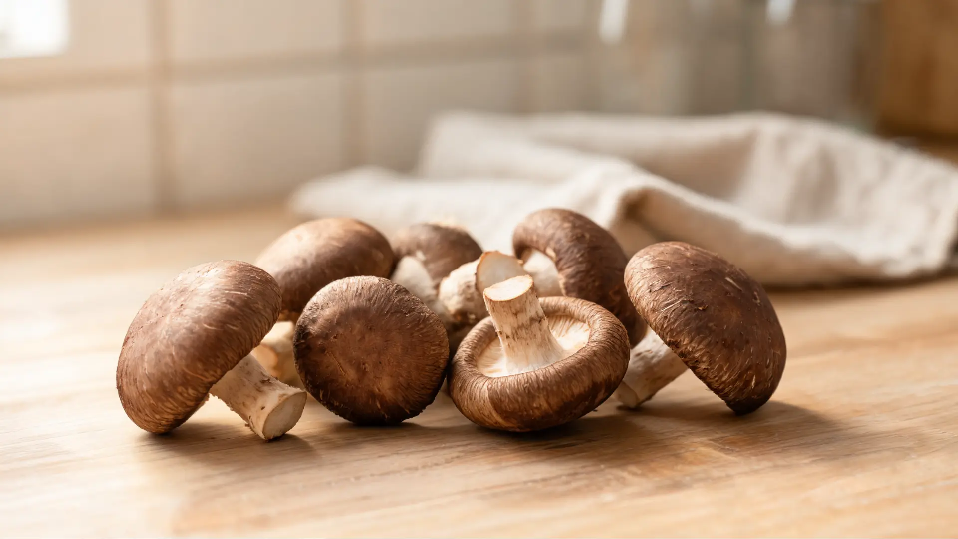 shiitake mushrooms as a vitamin d vegetables option