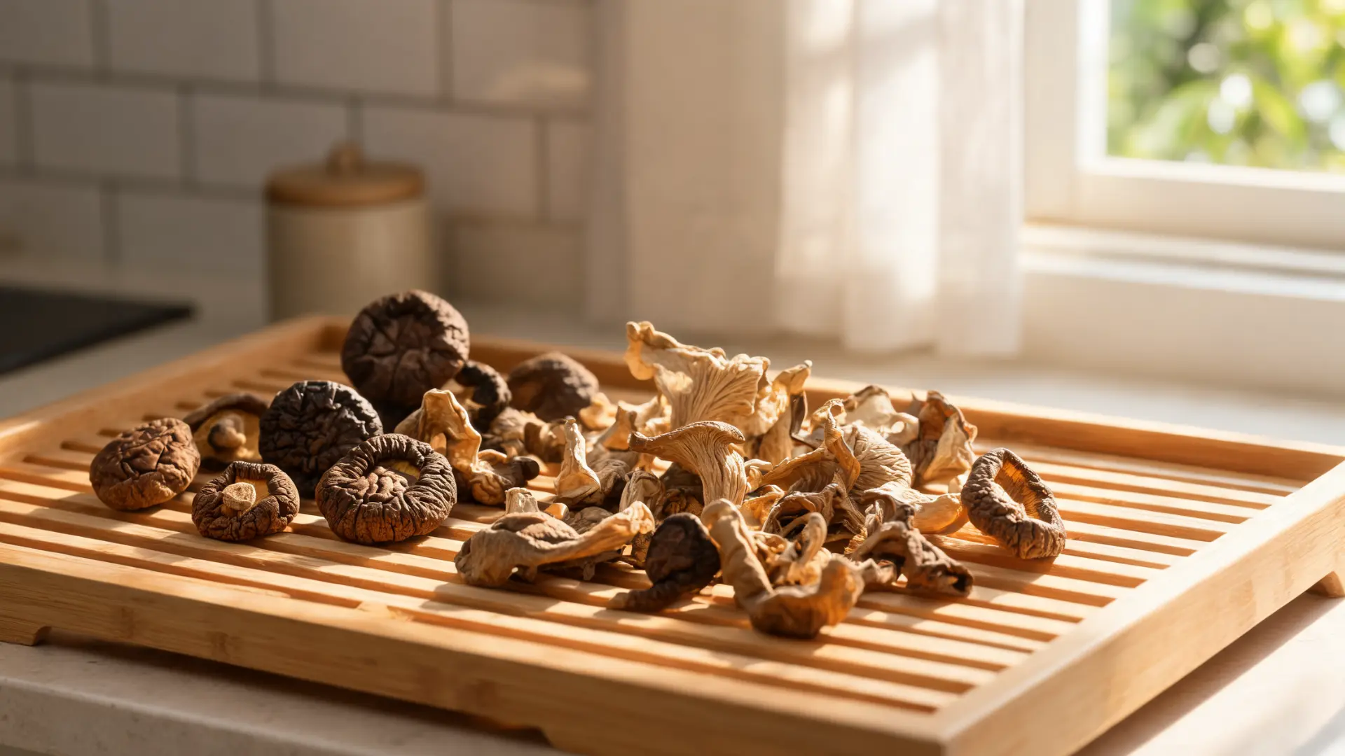 sun dried mushrooms as a vitamin d vegetables source